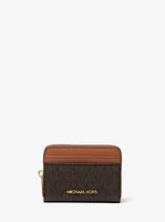 Jet Set Travel Medium Logo Zip-Around Card Case