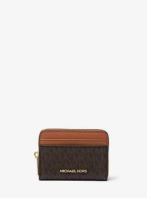 Jet Set Travel Medium Logo Zip-Around Card Case