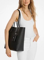 Vincent Large Saffiano Leather Tote Bag with Card Case