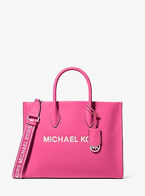 Mirella Medium Pebbled Leather Tote Bag