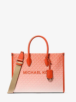 Mirella Medium Ombré Logo Tote Bag