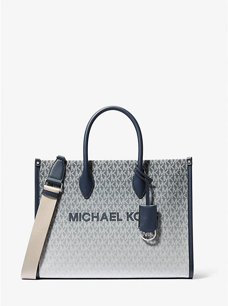 Mirella Medium Ombré Logo Tote Bag