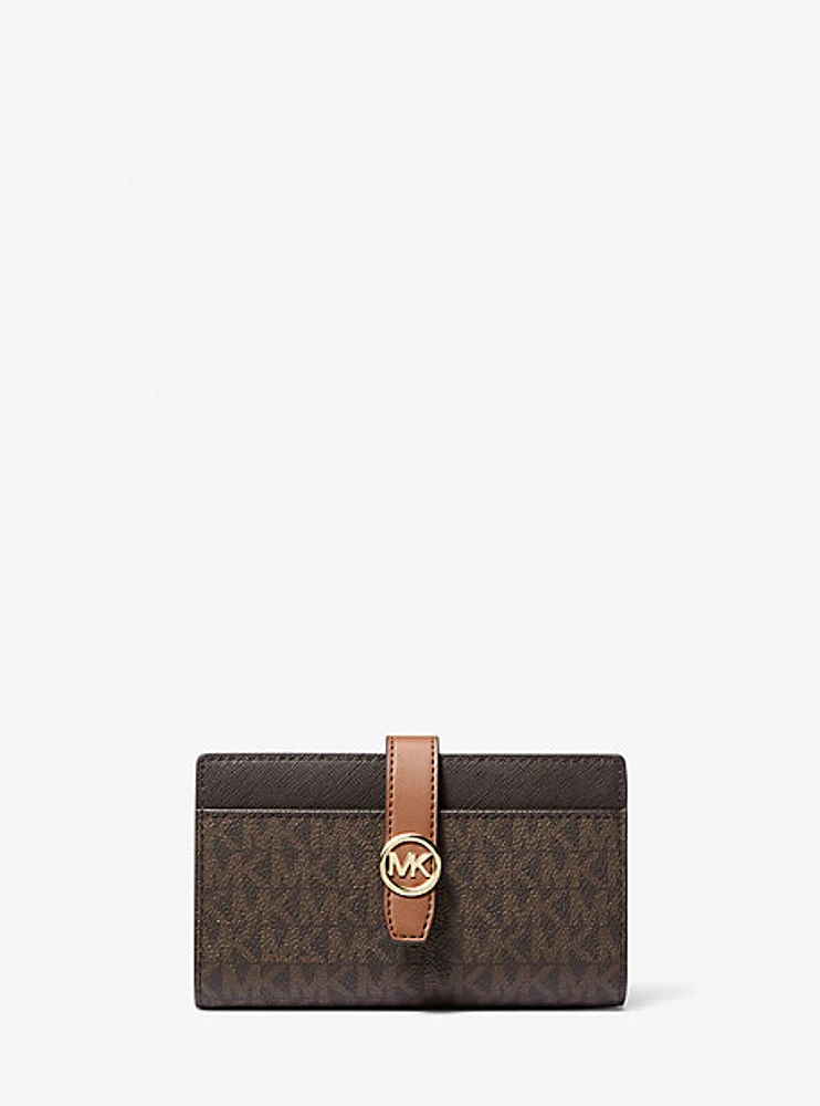 Greenwich Medium Signature Logo Wallet