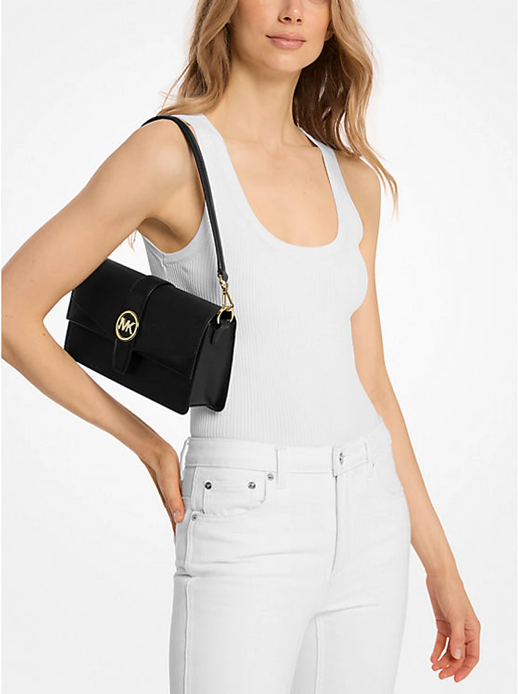 Greenwich Medium Saffiano Leather Shoulder Bag