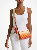 Jet Set Small Ombré Straw Crossbody Bag with Case for Apple Airpods Pro®