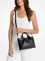 Carson Small Pebbled Leather Satchel