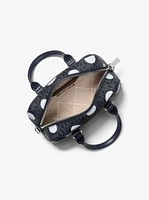 Thompson Extra-Small Polka Dot Signature Logo Satchel