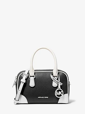Thompson Extra-Small Two-Tone Pebbled Leather Convertible Crossbody Bag
