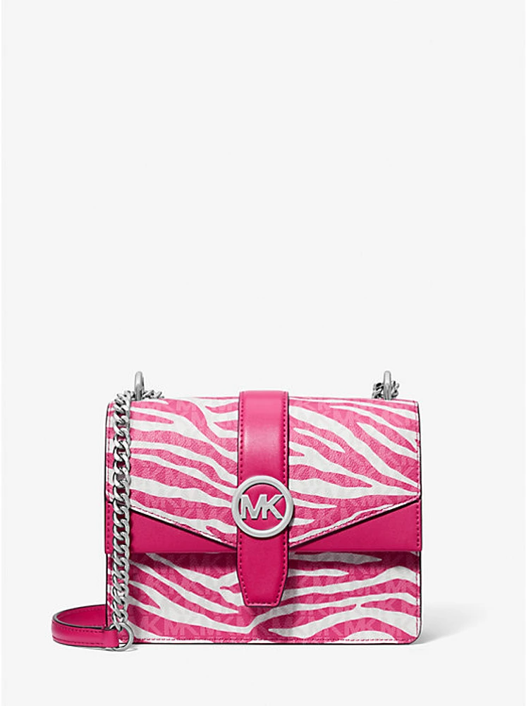 Greenwich Small Animal Print Logo Crossbody Bag