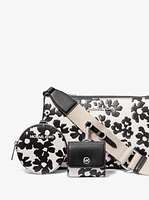 Jet Set Small Sequined Floral Print Crossbody Bag with Case for Apple Airpods Pro®