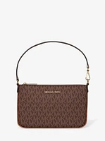 Jet Set Small Signature Logo Convertible Wristlet