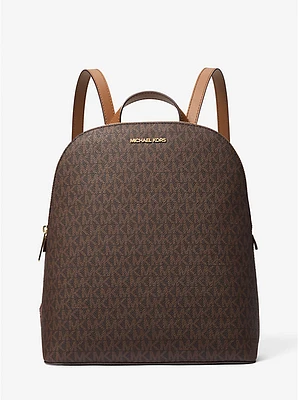 Cindy Large Signature Logo Backpack