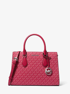 Sheila Medium Signature Logo Satchel