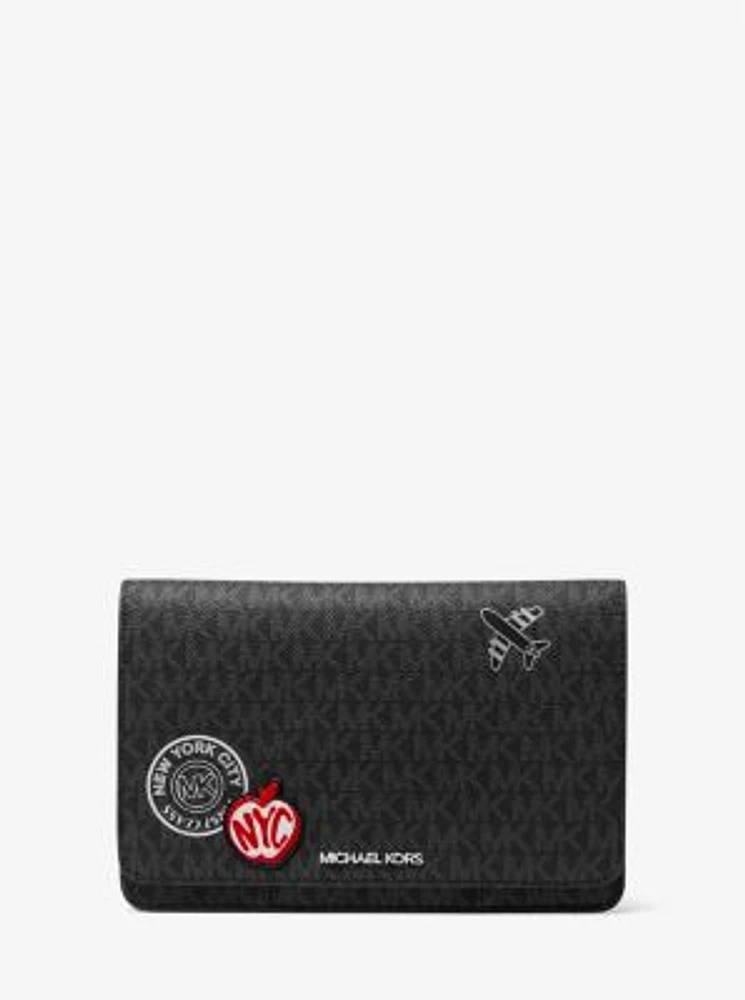 Cooper Large Embellished Signature Logo Travel Wallet