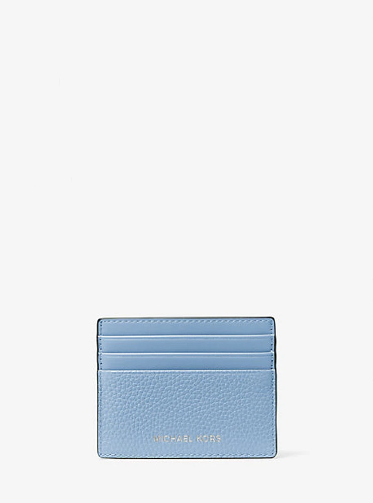 Cooper Pebbled Leather Tall Card Case
