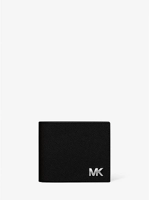 Cooper Saffiano Leather Billfold Wallet With Passcase