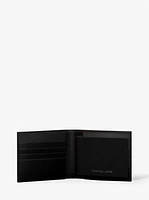 Cooper Saffiano Leather Billfold Wallet With Passcase