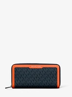 Cooper Signature Logo Zip-Around Wallet