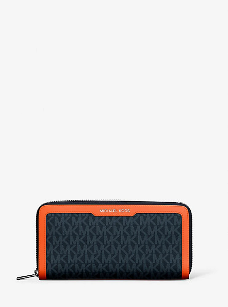 Cooper Signature Logo Zip-Around Wallet
