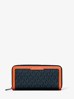 Cooper Signature Logo Zip-Around Wallet