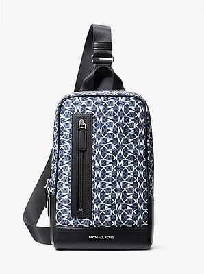 Lautner Logo Print Sling Pack