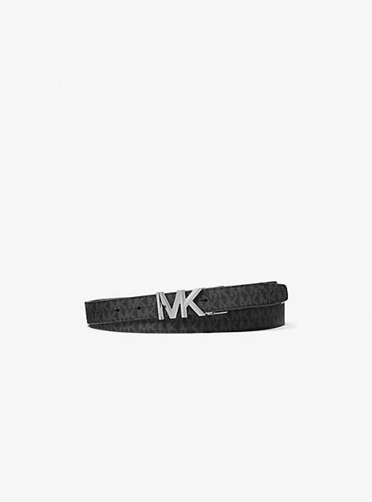 Reversible Signature Logo and Leather Belt