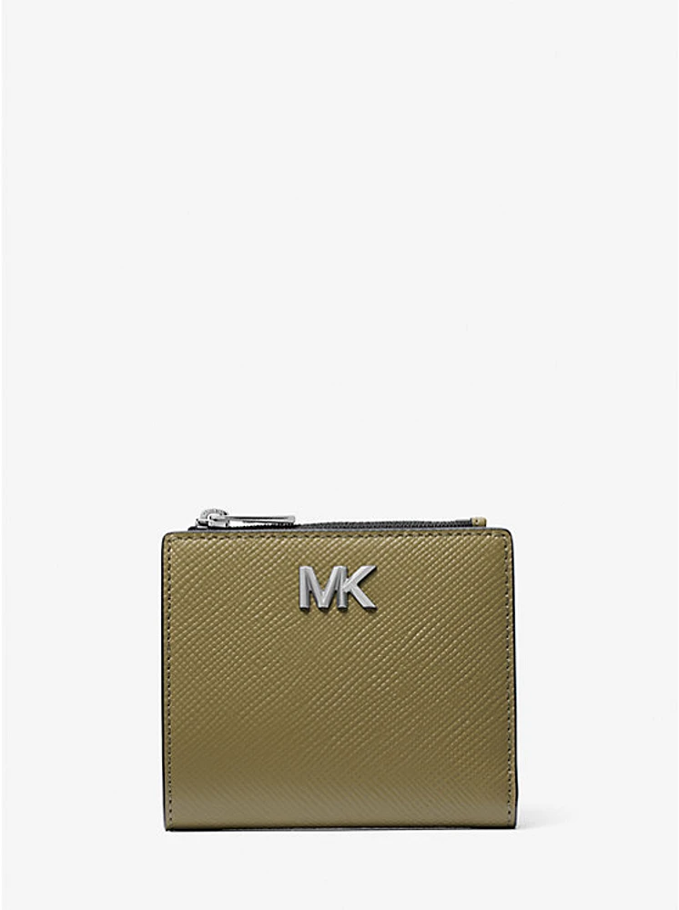 Edison Scratch-Resistant Crossgrain Leather Wallet