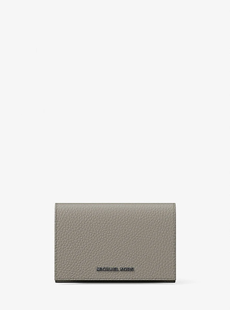 Hudson Pebbled Leather Card Case