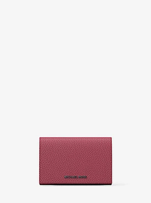Hudson Pebbled Leather Card Case