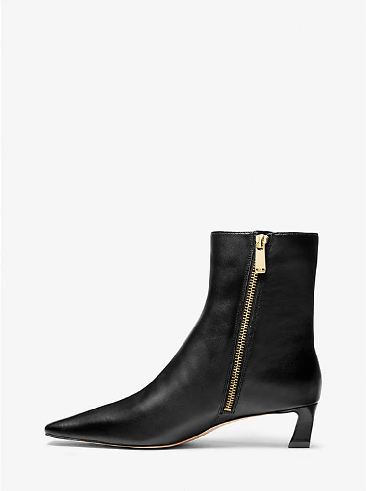 Cosmo Leather Kitten Boot