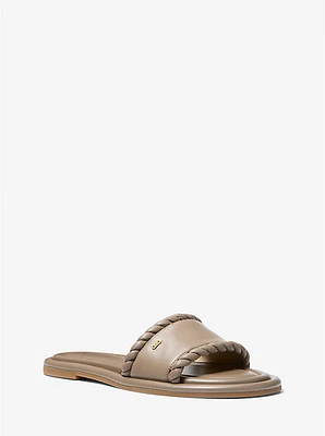 Dana Leather Slide Sandal
