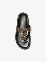 Jaden Signature Logo Thong Sandal