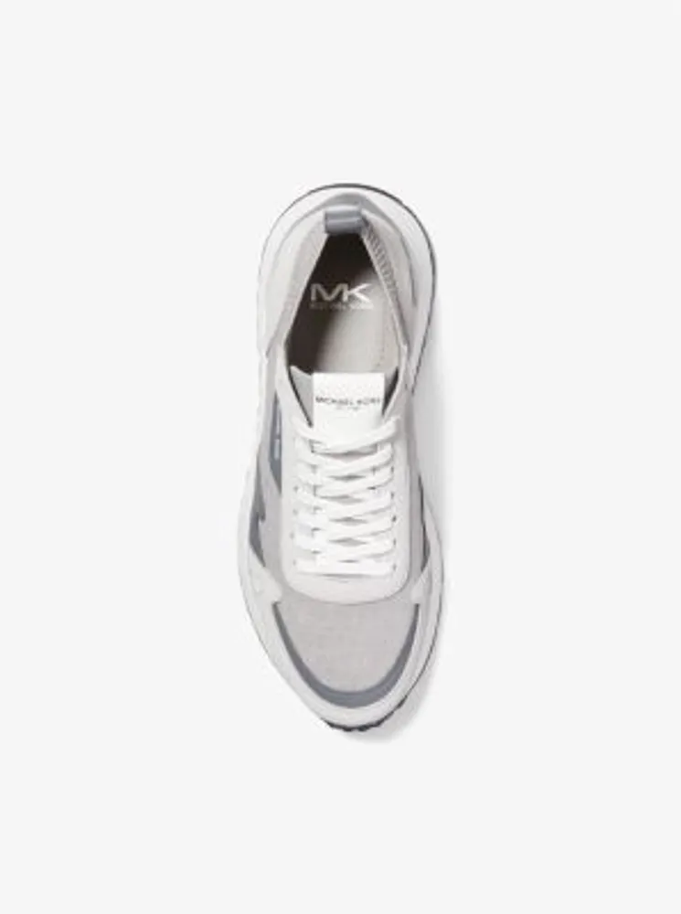 Miles Knit and Suede Trainer