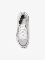 Miles Knit and Suede Trainer