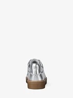 Scotty Embellished Metallic Leather Sneaker