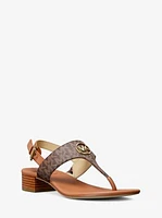 Hannah Signature Logo T-Strap Sandal