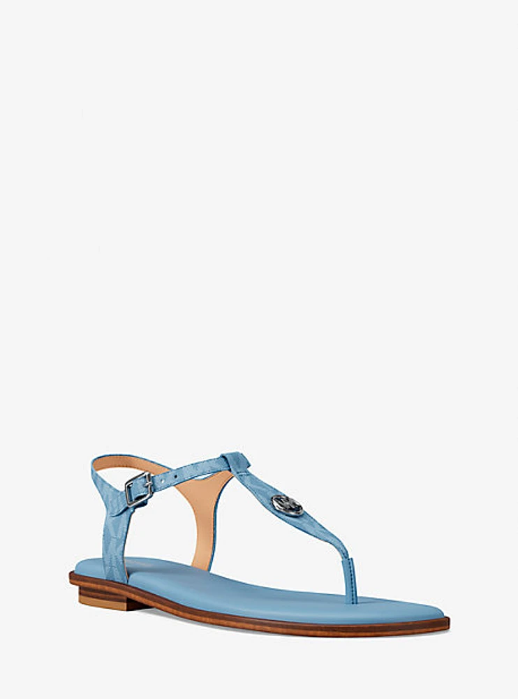 Mallory Signature Logo T-Strap Sandal