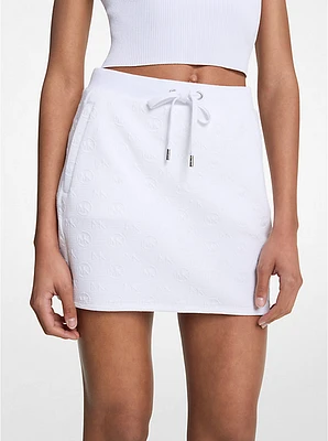 Logo Jacquard Mini Skirt