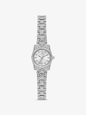 Mini Lexington Pavé Silver-Tone Watch