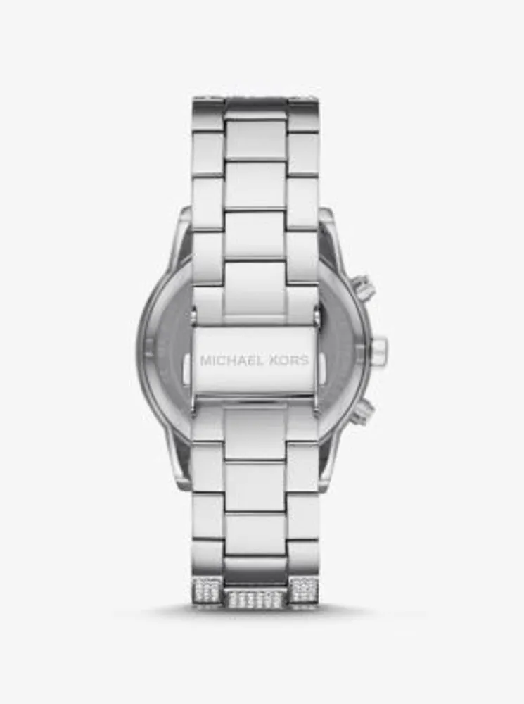 Bryant Pavé Silver-Tone Watch