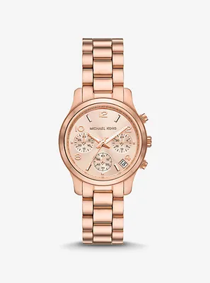 Mini Runway Rose Gold-Tone Watch