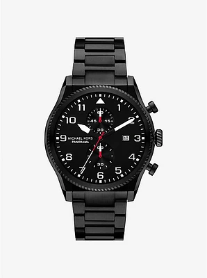 Oversized Panorama Black-Tone Watch