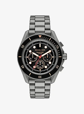 Oversized Maritime Gunmetal Watch