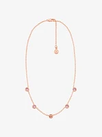 Bezel Cubic Zirconia Necklace