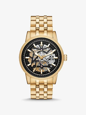 Oversized Hutton Gold-Tone Watch
