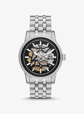Oversized Hutton Silver-Tone Watch