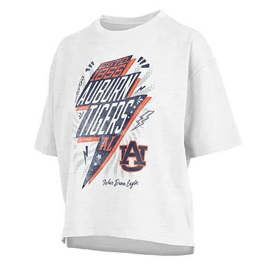 Pressbox Women's Auburn Tigers Rock & Roll Crop Top