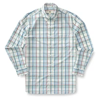 Duck Head Men's Carson Plaid Performance Poplin Sport Shirt