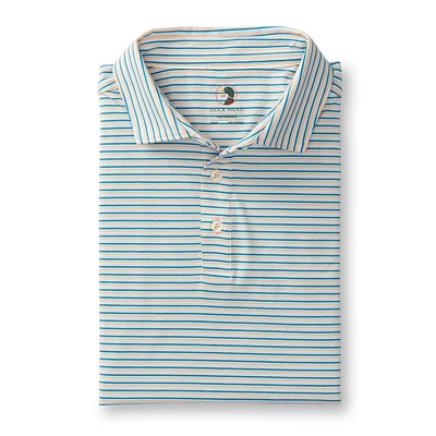 Duck Head Men's Striped Summerford Performance Jersey Polo