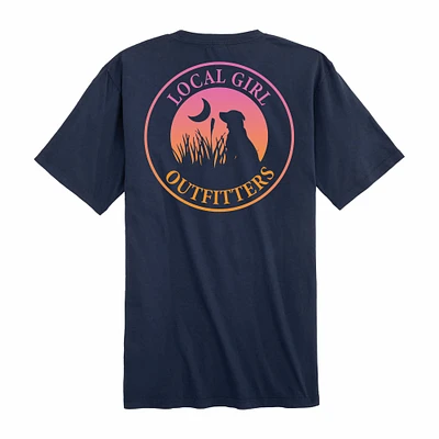 Local Boy Outfitters Women's Sunset Spring Short-Sleeve Tee